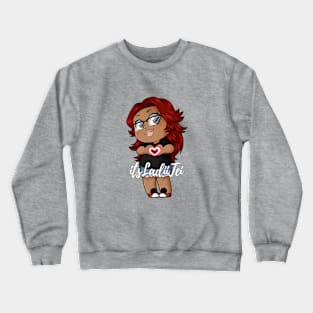 itsLadiiTei logo Crewneck Sweatshirt